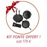 Kit 6 pièces casserole fonte