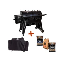 Pack NAVIGATOR 1230 G - Barbecue Combiné gaz / granulés + Housse et granulés