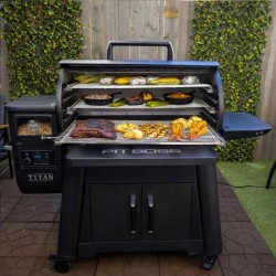 PIT BOSS TITAN COMPETITION Barbecue à pellet + Set casseroles OFFERT