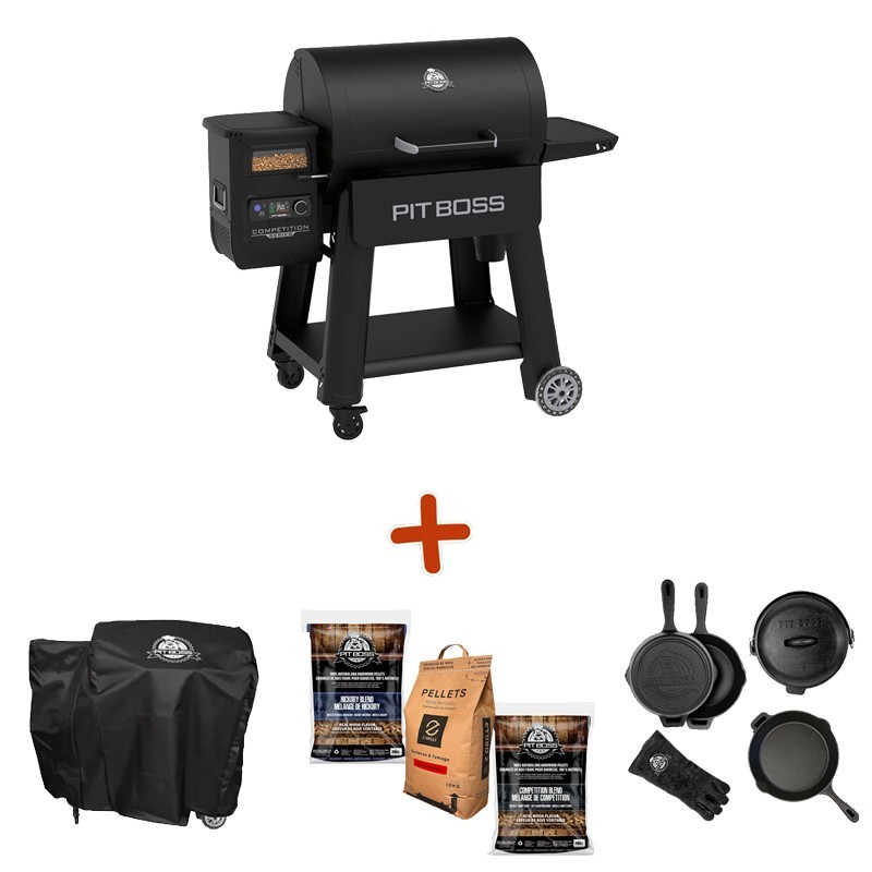 PIT BOSS COMPETITION 1250 Barbecue à pellet + Set casseroles OFFERT