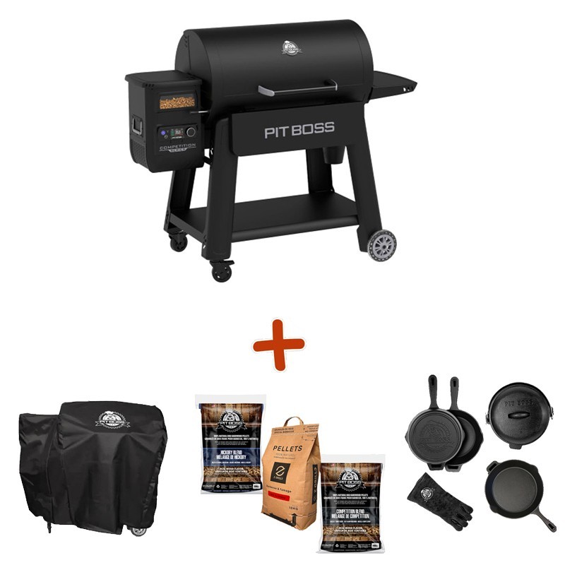 PIT BOSS COMPETITION 1600 Barbecue à pellet + Set casseroles OFFERT