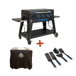 Pack PLANCHA 4 Feux PIT BOSS Ultimate + Housse et ustensiles