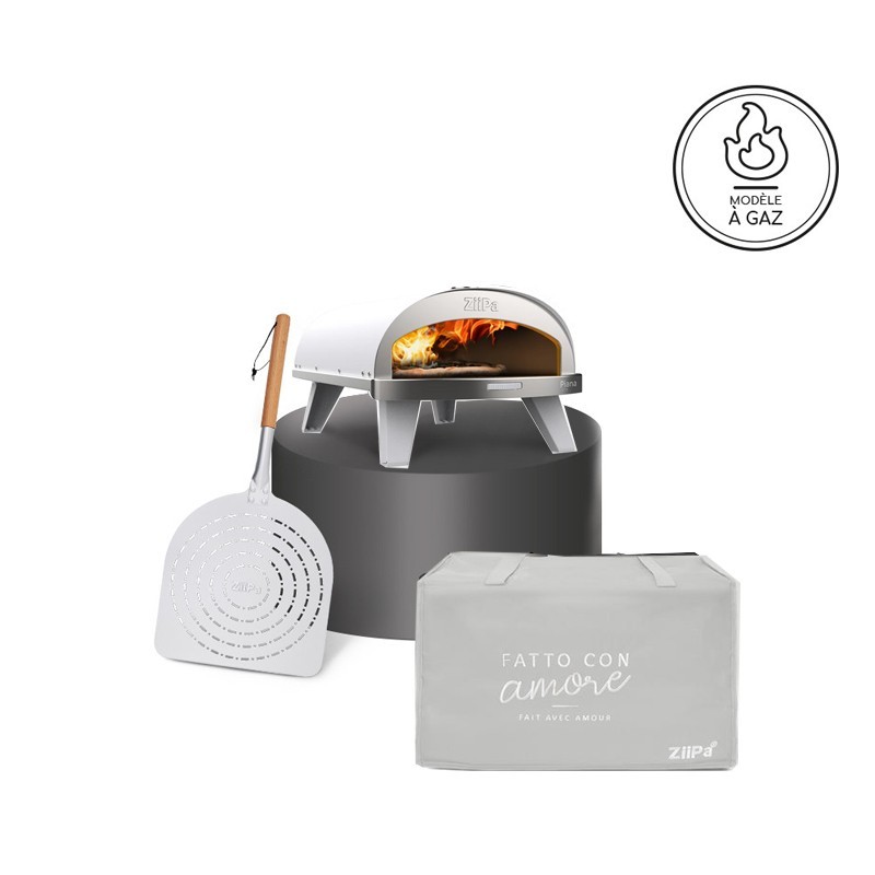 Pack Starter • Four à pizza Piana à Gaz Terracotta + accessoires