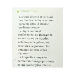 Cubes de fumage au Thym - Bois naturel