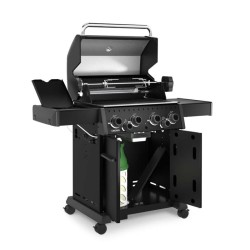 CROWN 490 SHADOW avec rotissoire - Barbecue gaz