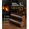 Bûches de bois densifiées longue durée - Bûche de nuit